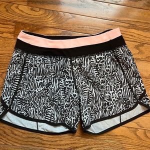 Ivivva zebra print shorts